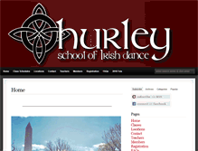 Tablet Screenshot of hurleyirishdancers.com
